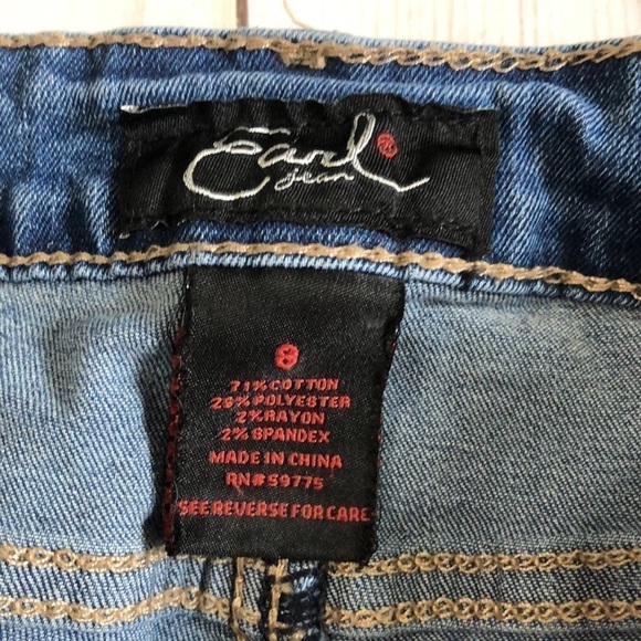 Earl ankle cuffed jeans size 8 - Picture 5 of 10